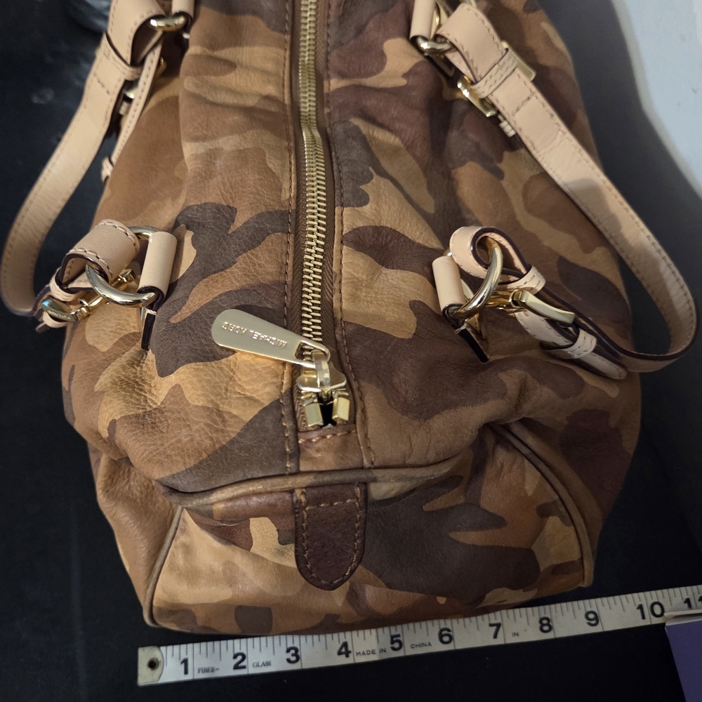 Michael Kors Camouflage Leather Shoulder Bag - Picture 10 of 10